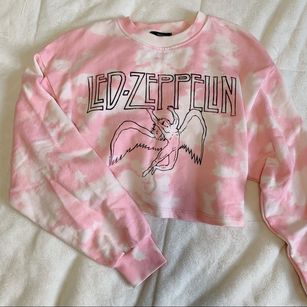 Led Zeppelin Crop Crewneck
